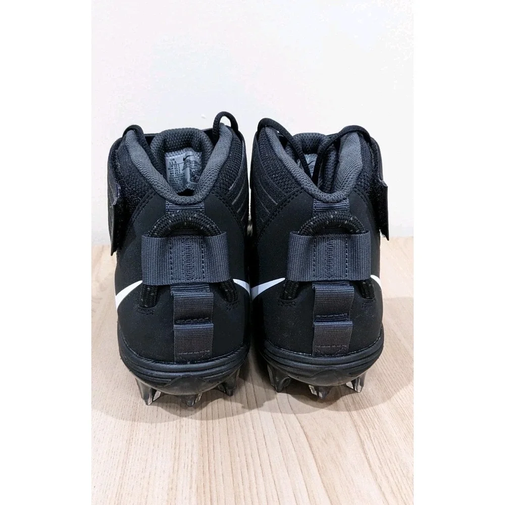 Nike Force Savage Pro 2 Football Cleats Men's Size 10.5 Black AH4000-002‎ NWT